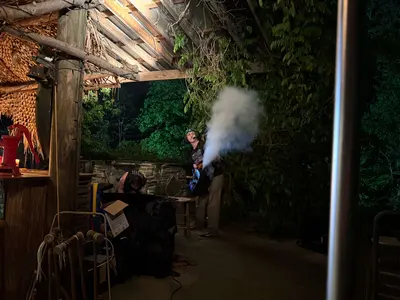 Event atmosphere — fog machine effects